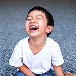 boy smiling